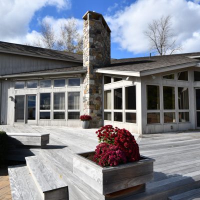 Residential Architect Adirondacks Marc Camens Rear Elevation