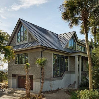 Charleston SC Contemporary Architecture Kiawah Island Holger Obenaus 92060 Garage Side Elevation