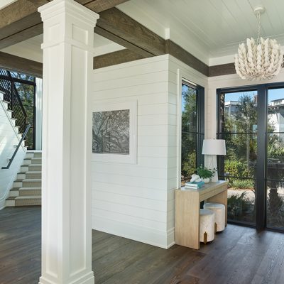 Charleston SC Contemporary Architecture Kiawah Island Holger Obenaus 92105 Foyer Staircase Crop